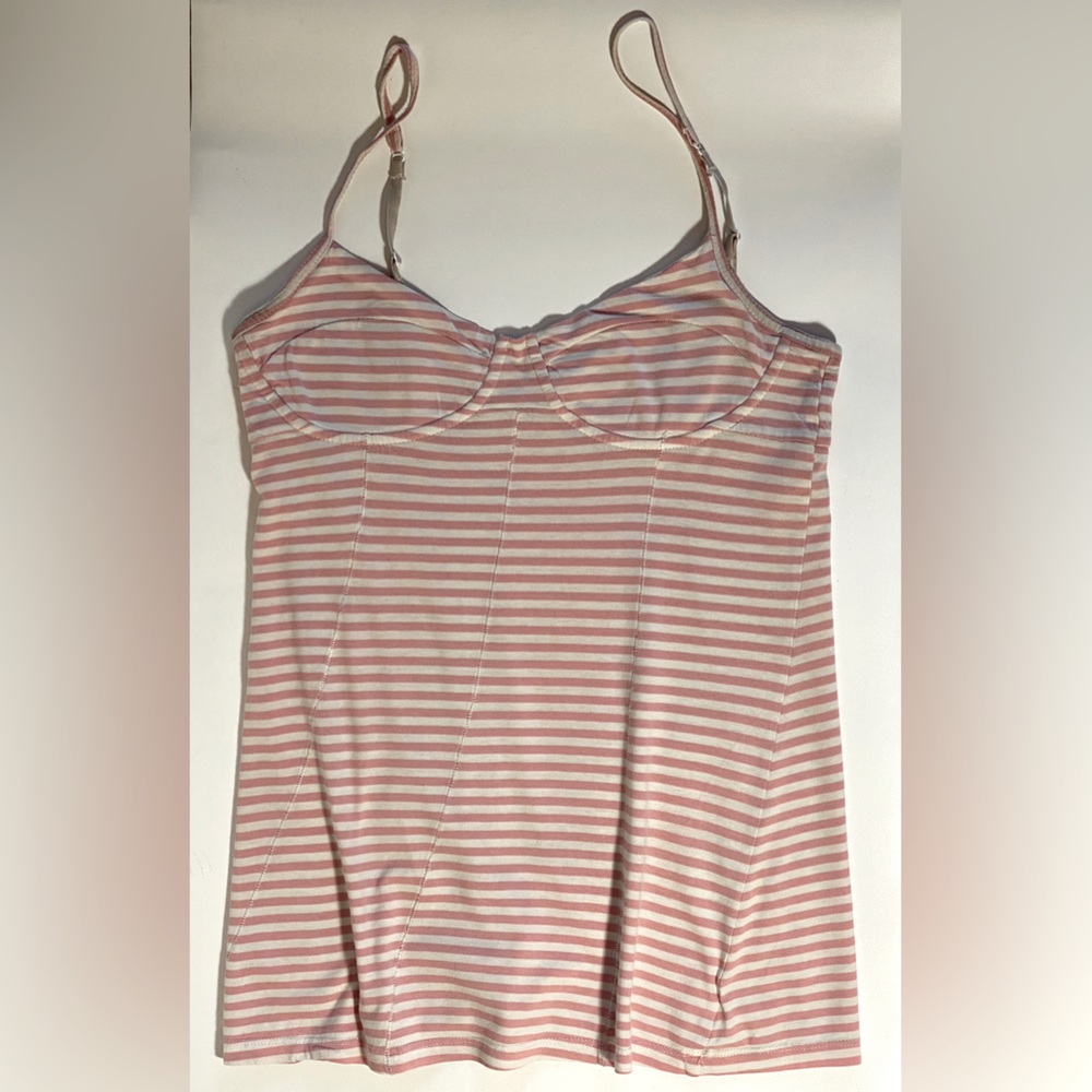 Striped Spaghetti Strap Tank Top
